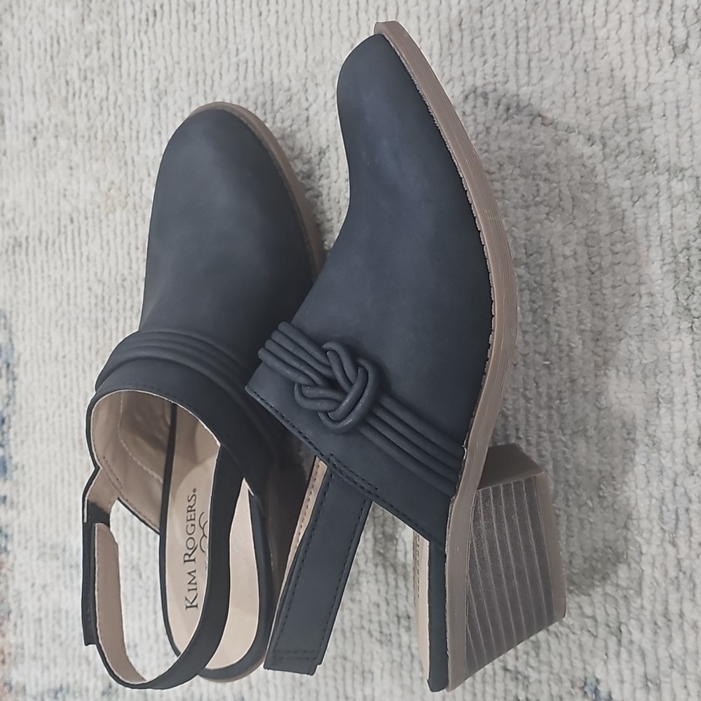 Kim Rogers Ultra Comfort Technology Womens Slingback Mules Size 8 M In Black